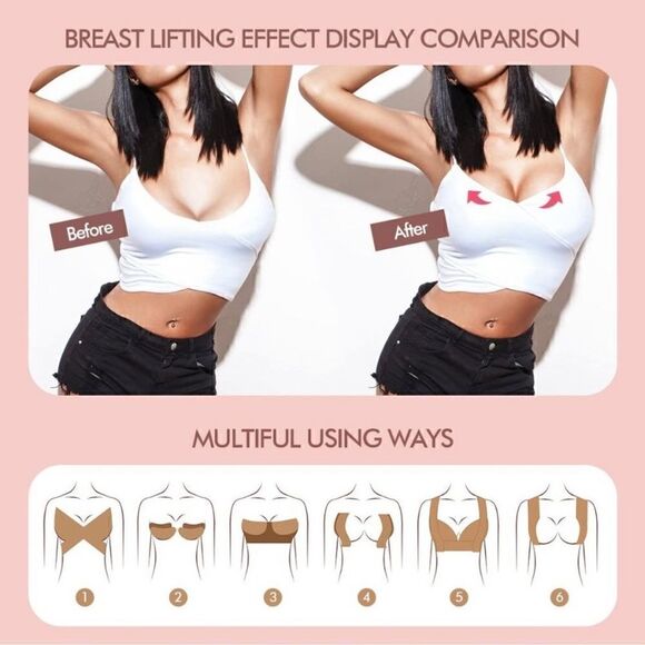Boob Lift Tape with 20 Nipple Covers - Picture 7 of 12